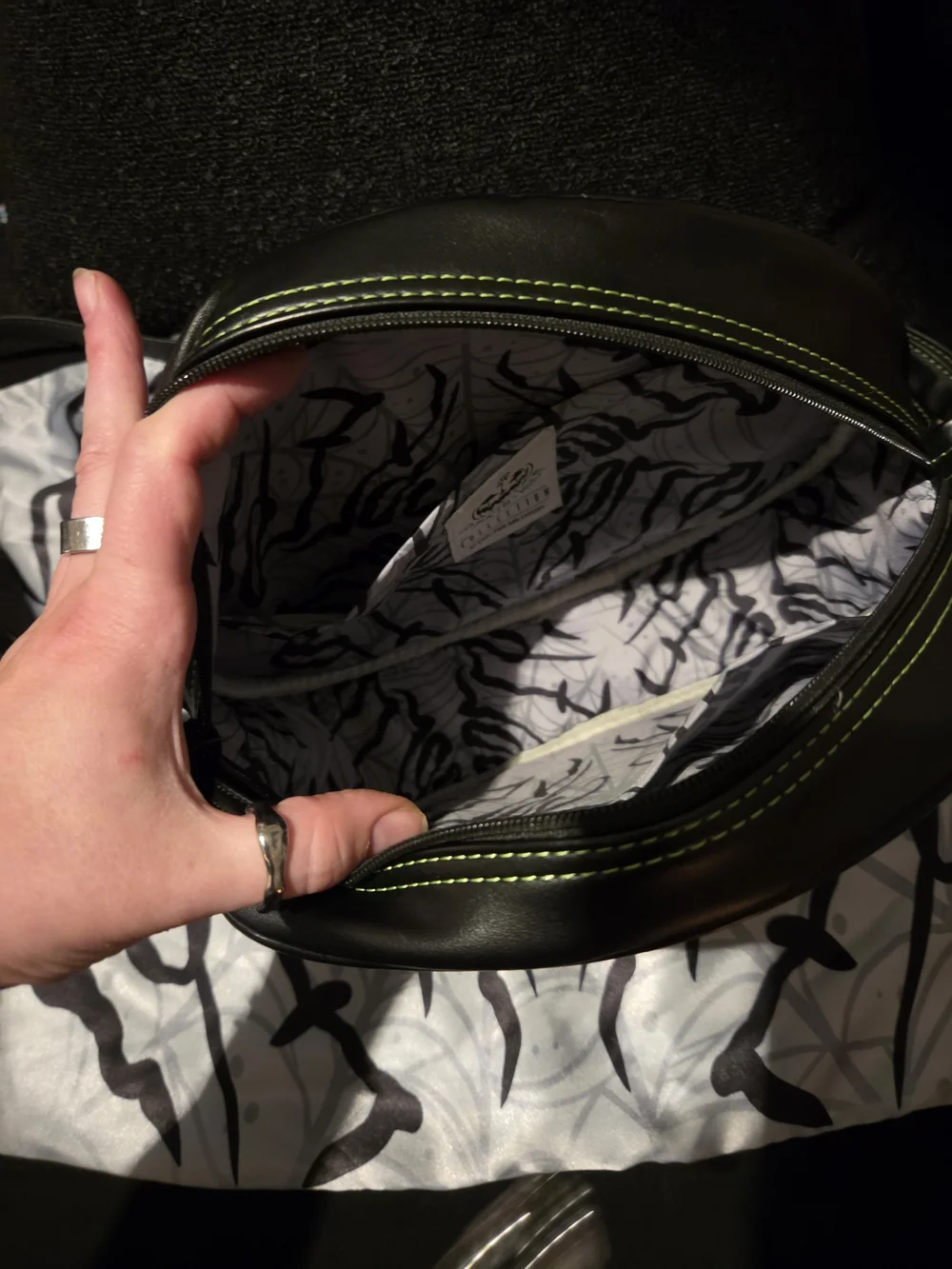 Love Pain & Stitches X Pumpkin Kult Double Crossbody Bag